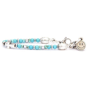 Bracciale Bambini Croce Turchese Ematite Misura S Portonovo Kids