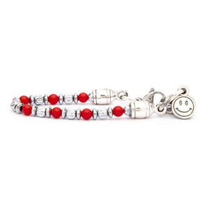 Bracciale Bambini Rosso Granina Ematite Misura S Portonovo Kids