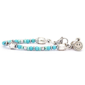 Bracciale Bambini Stella Turchese Ematite Misura S Portonovo Kids