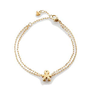 Bracciale Bimbo I Mini in Oro Giallo e Diamantino Le Bebè