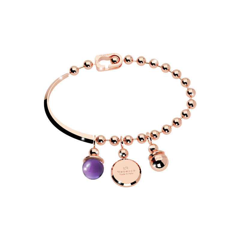 Bracciale Colore Rosa Boulevard BHBBRA14 - Rebecca Gioielli   