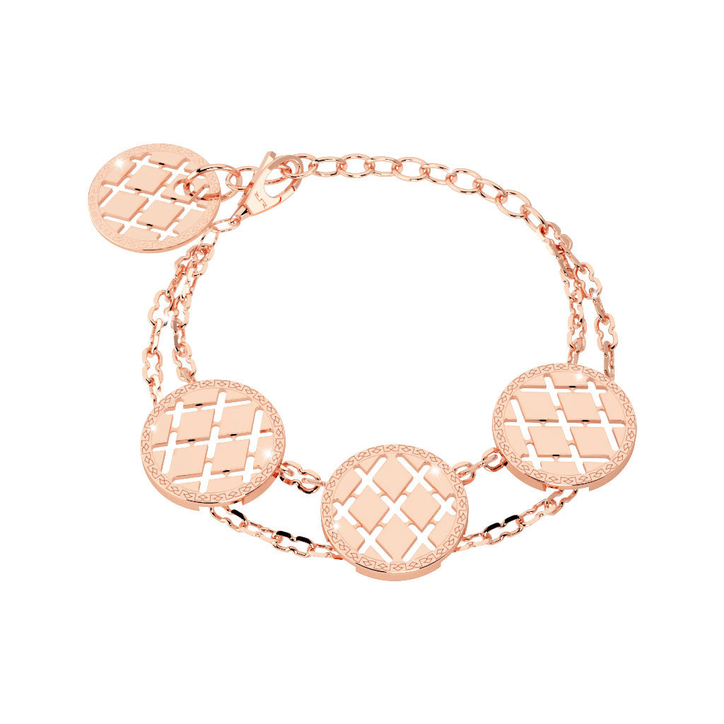 Bracciale Colore Rosa Melrose 10 B10BRR06 - Rebecca Gioielli  