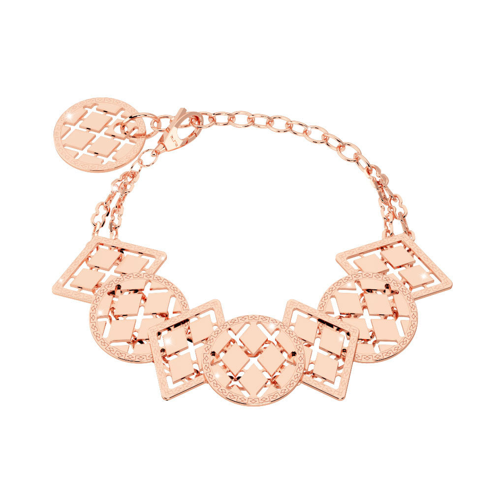 Bracciale Colore Rosa Melrose 10 B10BRR10 - Rebecca Gioielli  