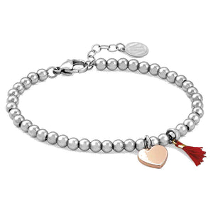 Bracciale Donna Acciaio Adorable Cuore Rosa Nomination 