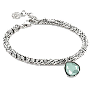 Bracciale Donna Acciaio Allure con Swarovski Verde Acqua Nomination 