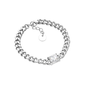 Bracciale Donna Acciaio Cristallo Bianco Liu Jo Luxury