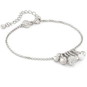 Bracciale Donna Argento Cubic Zirconia e Perle Soul Nomination
