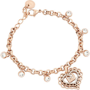 Bracciale Donna Acciaio Cuore Rose Passion Liu Jo Luxury