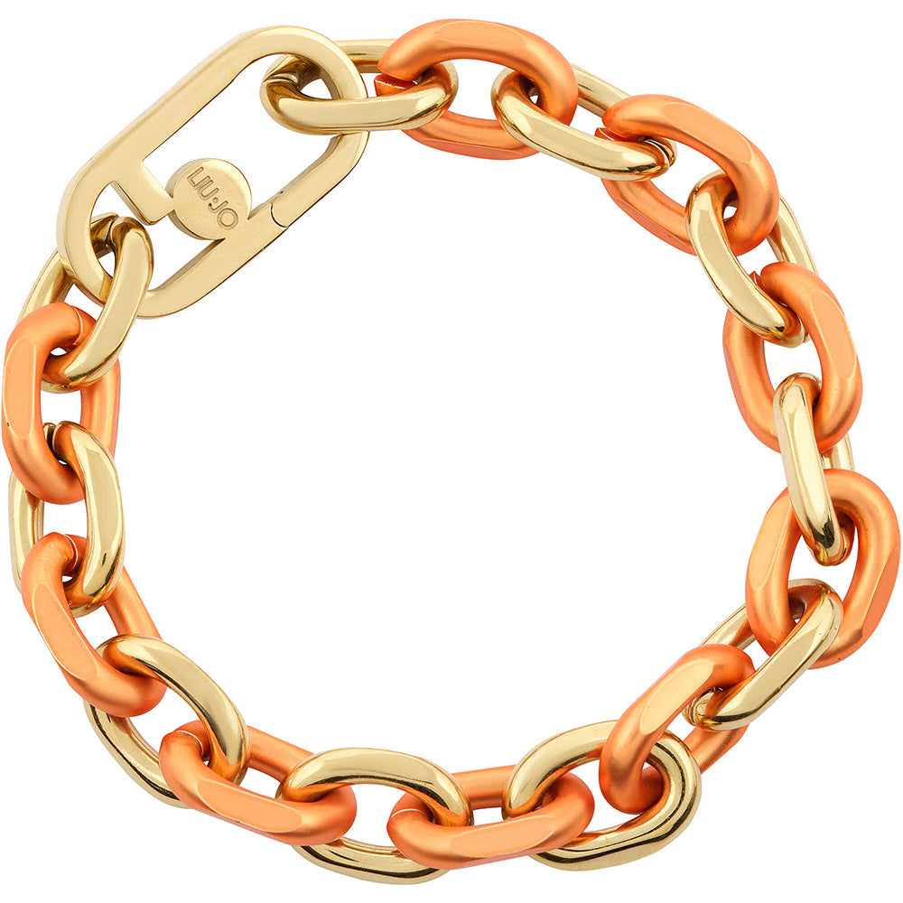 Bracciale Donna Acciaio Funny Colors Gold Arancione Liu Jo Luxury