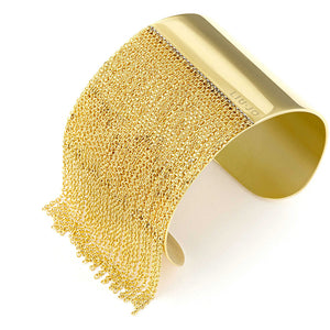 Bracciale Donna Acciaio Gold Giallo con Catena Rolò Liu Jo Luxury