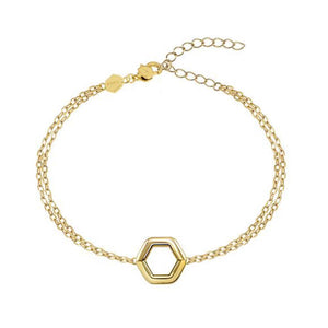 Bracciale Donna Acciaio Gold Hexagonia Breil