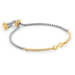 Bracciale Donna Acciaio Gold Milleluci Infinito Nomination