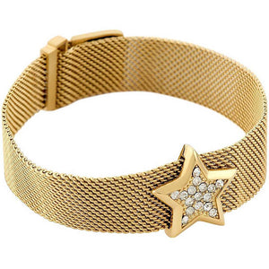 Bracciale Donna Acciaio Gold Stella con Cristalli Liu Jo Luxury