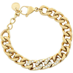 Bracciale Donna Acciaio Gold con Cristalli Liu Jo Luxury