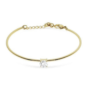 Bracciale Donna Acciaio Gold con Cristallo Bianco Liu Jo Luxury