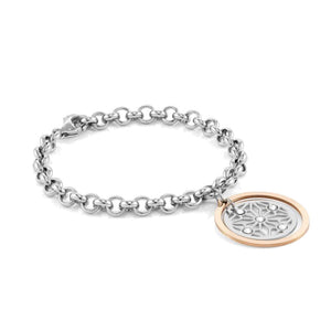 Bracciale Donna Acciaio Oro Rosa e Swarovski Paradiso Nomination