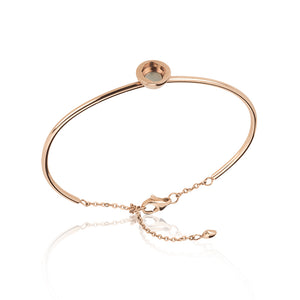 Bracciale Donna Acciaio Rigido Rose Mondo Bold Misura M Breil Stones  