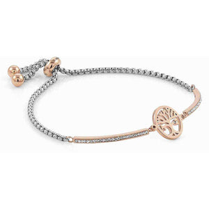 Bracciale Donna Acciaio Rose Albero della Vita Milleluci Nomination