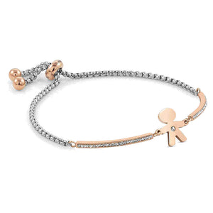 Bracciale Donna Acciaio Rose Bambino Milleluci Nomination