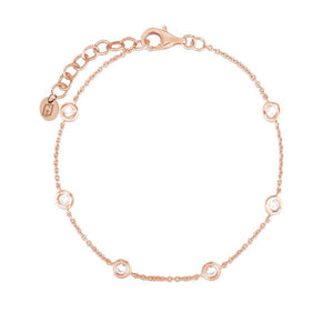 Bracciale Donna Acciaio Rose con Cristalli Bianchi Liu Jo Luxury