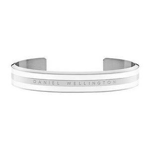 Bracciale Donna Acciaio Satinato Silver Bianco Daniel Wellington