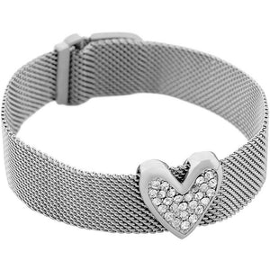 Bracciale Donna Acciaio Silver Cuore con Cristalli Liu Jo Luxury