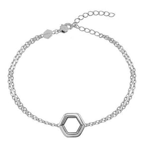 Bracciale Donna Acciaio Silver Hexagonia Breil