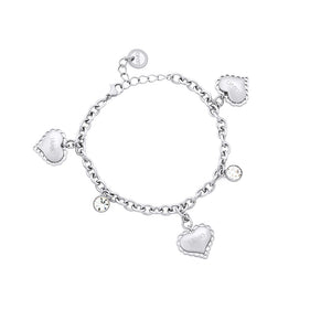 Bracciale Donna Acciaio con Cristalli Sacred Cuore Liu Jo Luxury