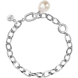 Bracciale Donna Acciaio con Perla Oriente Morellato