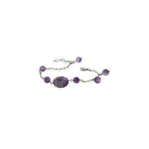 Bracciale Donna Acciaio con Pietre Viola H2703_0819 - Zoppini  