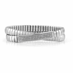 Bracciale Donna Acciaio con Swarovski Doppio Giro Extension Nomination  