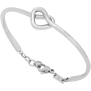Bracciale Donna Acciao B&ME Cuore Nodo Misura M Silver Breil
