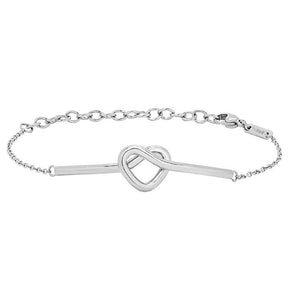 Bracciale Donna Acciao B&ME Cuore Nodo Silver Breil