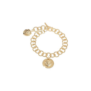 Bracciale Donna Argento Dorato The Lion Queen Rebecca Gioielli 