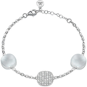 Bracciale Donna Argento Gemma con Pietre Bianche e Pavè Morellato