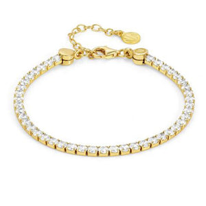 Bracciale Donna Argento Gold Chic&Charm cubic zirconia Nomination