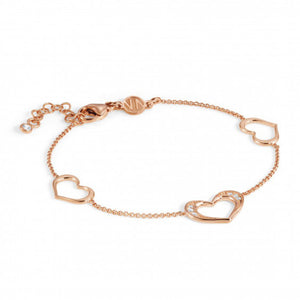 Bracciale Donna Argento Rosa Cuore Unica Nomination  