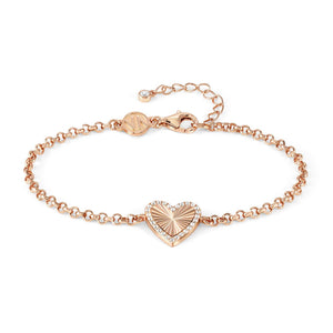 Bracciale Donna Argento Rose Cuore Truejoy Nomination