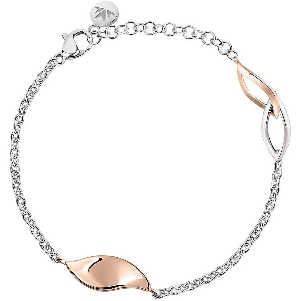 Bracciale Donna Argento Rose Foglia Morellato