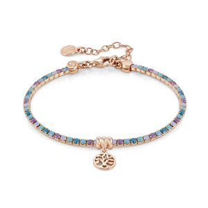 Bracciale Donna Argento Rose Gold Chic&Charm Albero della Vita Misto Nomination