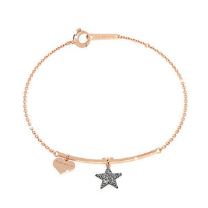 Bracciale Donna Argento Rose Stella Sabbia di Diamanti Jolie Rebecca Gioielli