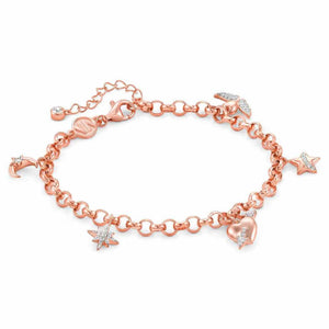 Bracciale Donna Argento Rose Sweerrock ed Romance Mix Nomination