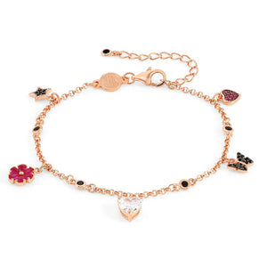 Bracciale Donna Argento Rose Sweetrock Nature Misto Nomination