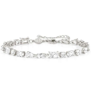 Bracciale Donna Argento Silver Colour Wave Bianco Nomination