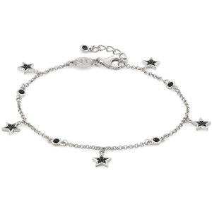 Bracciale Donna Argento Silver SweetRock Stella e Pietre Nere Nomination