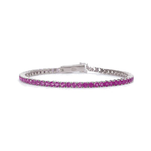 Bracciale Donna Argento Tennis Tormalina Misura S Mabina Gioielli