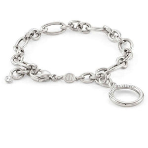 Bracciale Donna Argento e Cubic Zirconia Cerchio Endless Nomination