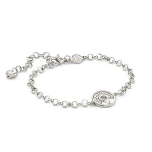 Bracciale Donna Argento e Cubic Zirconia Cuore Sentimental Nomination