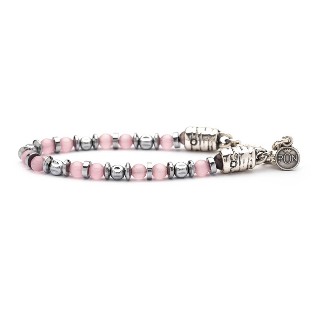 Bracciale Donna Classic Occhio di Gatto Rosa Portonovo