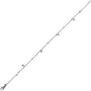 Bracciale Donna Cubi Oro Bianco